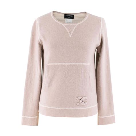 chanel jumper beige|chanel leather cardigan.